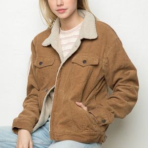 BRANDY MELVILLE ELISHA CORDUROY JACKET